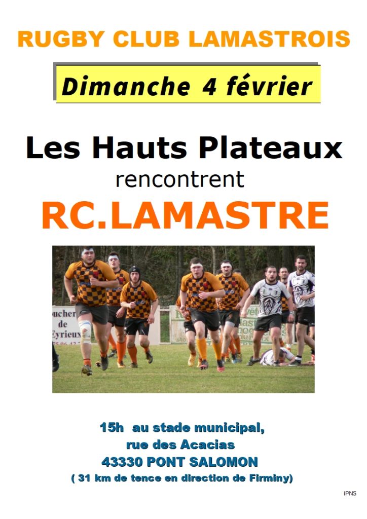 haut plateaux lamastre rugby