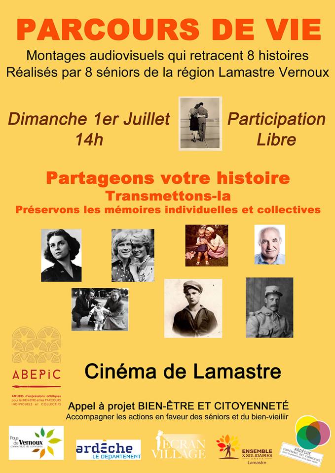 PARCOURS DE VIE LAMASTRE VERNOUX