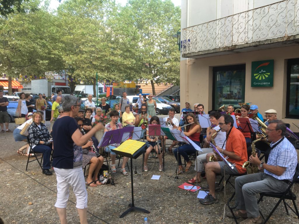 concert fanfare lamastre juillet 18