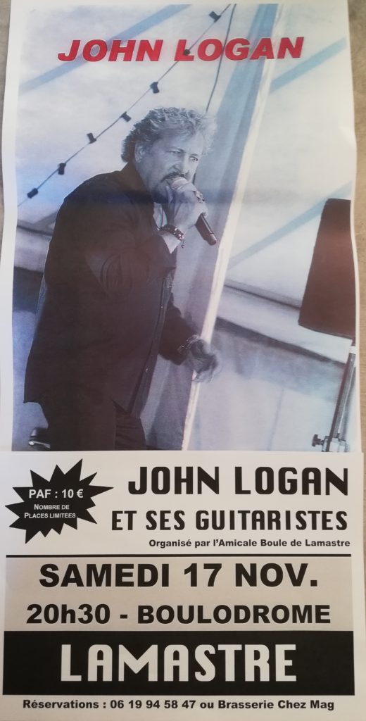 John Logan et ses guitaristes lamastre boule