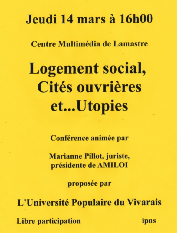 logement social utopies lamastre