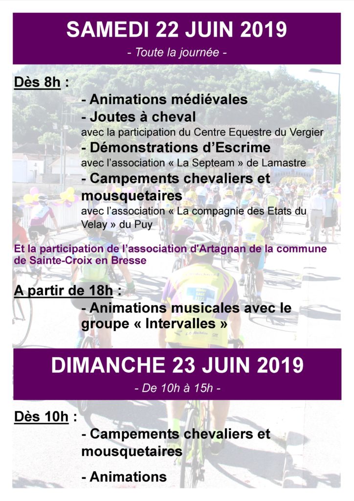 Flyer -Ardechoise - Verso