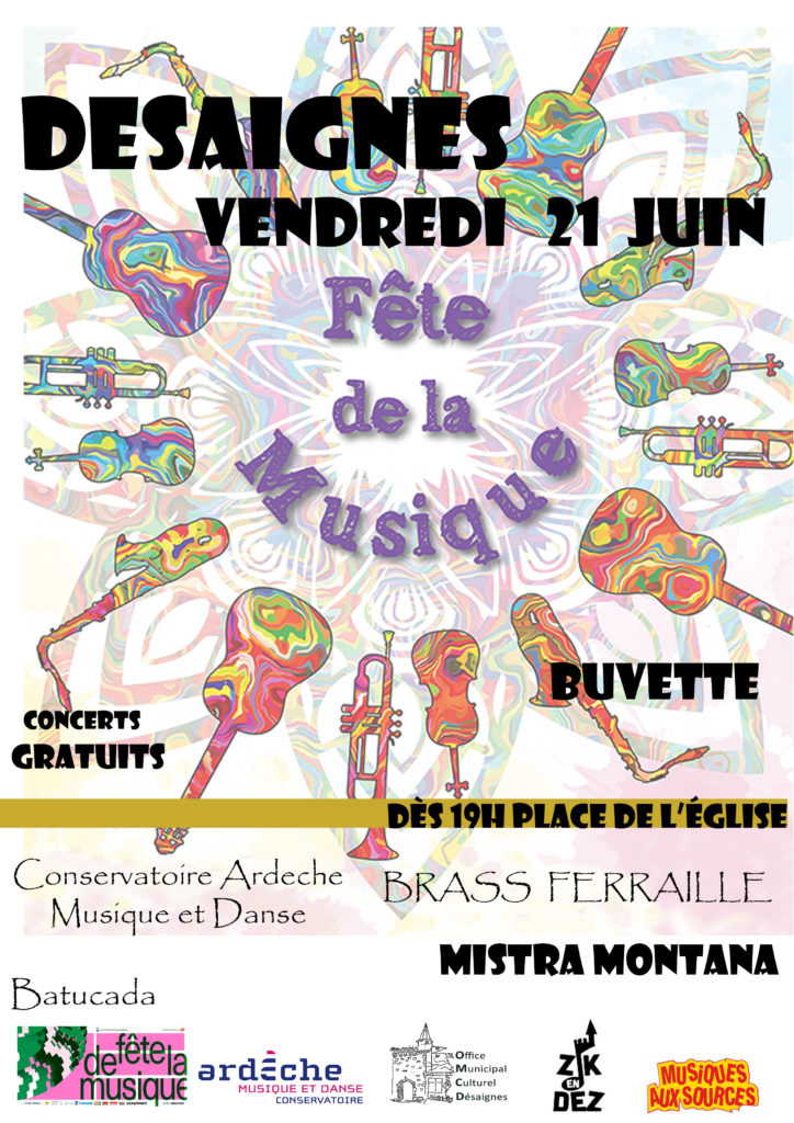 affiche fete de la musique 2019