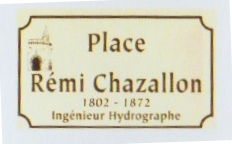 plaque place rémi Chazallon