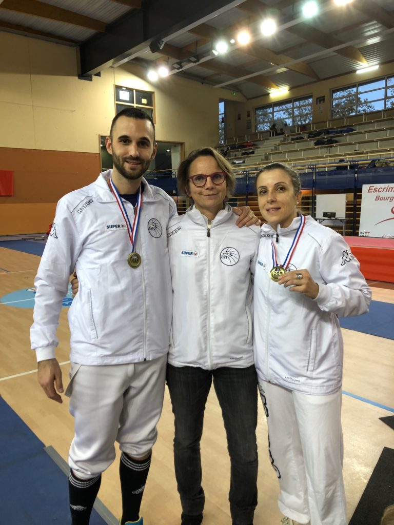 François Condamines sonia chemouilli championnat france escrime