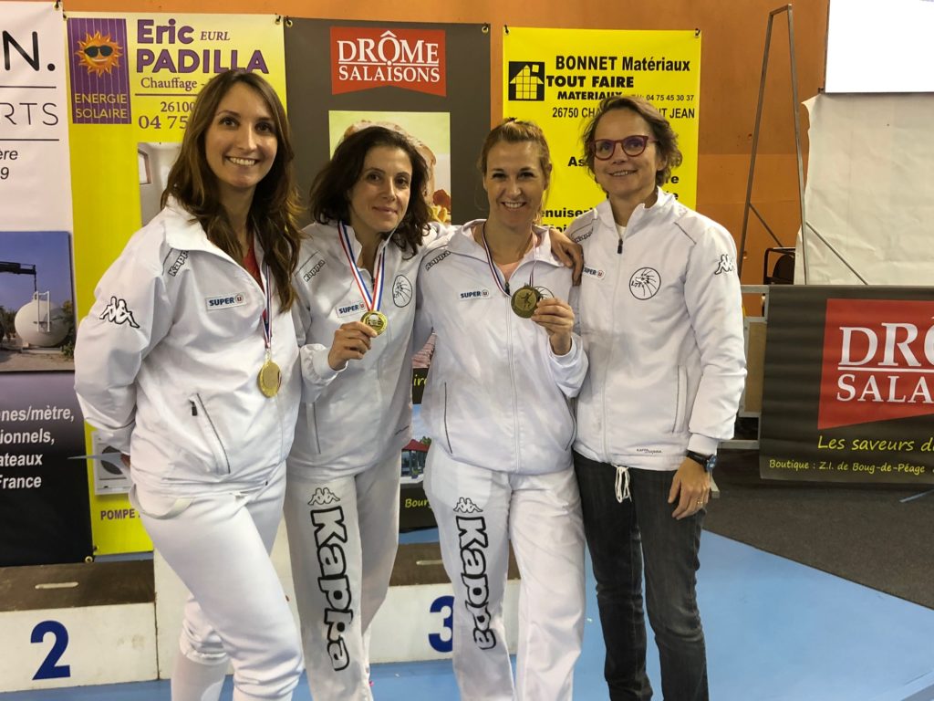 celine gerland amelie margier championnat escrime entreorise