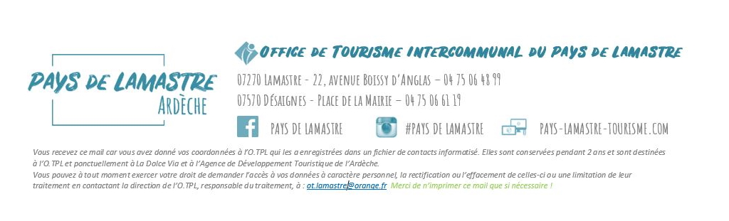 Office tourisme pay de lamastre logo