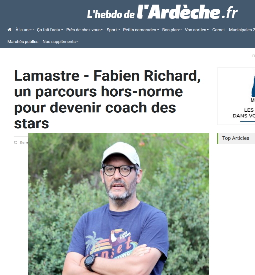 une hebdo fabien richard, parcours