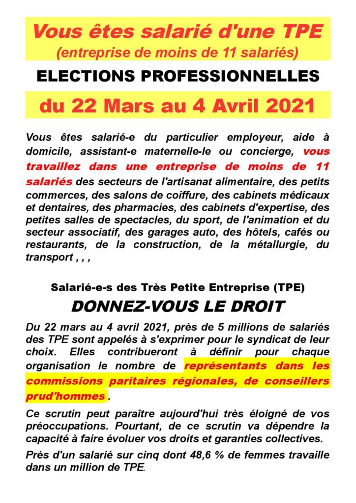 Elections TPE 22 mars_4 Avril-ANNONCE