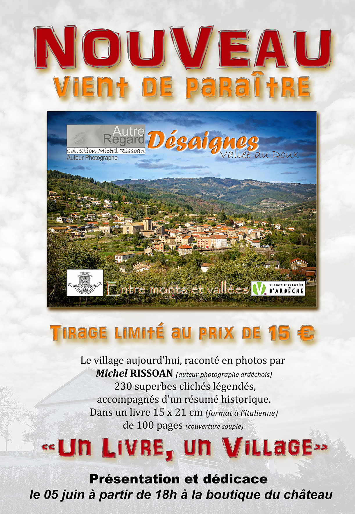 un livre un village michel rissoan desaignes