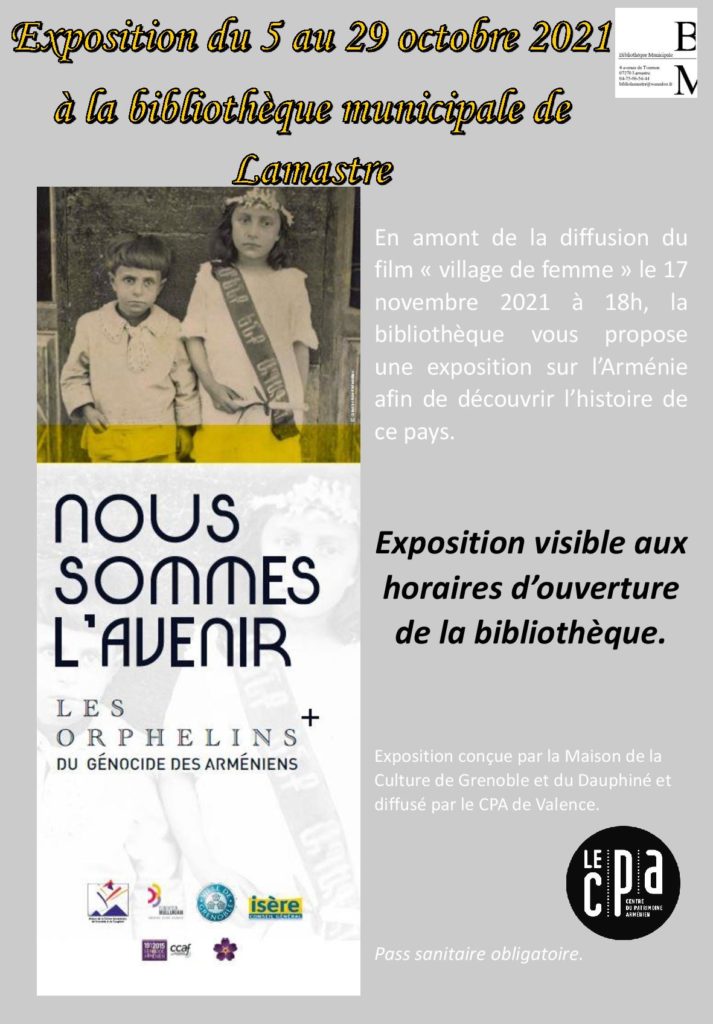 expo arménie lamastre bibliotheque