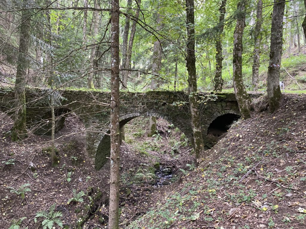 pont le pouzt aranud patrimoine aval