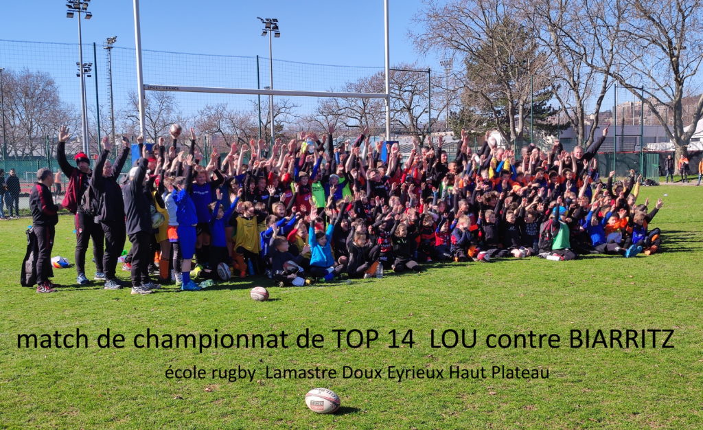 ecole rugby lamastre eyrieux plateau LOU Biarritz 3