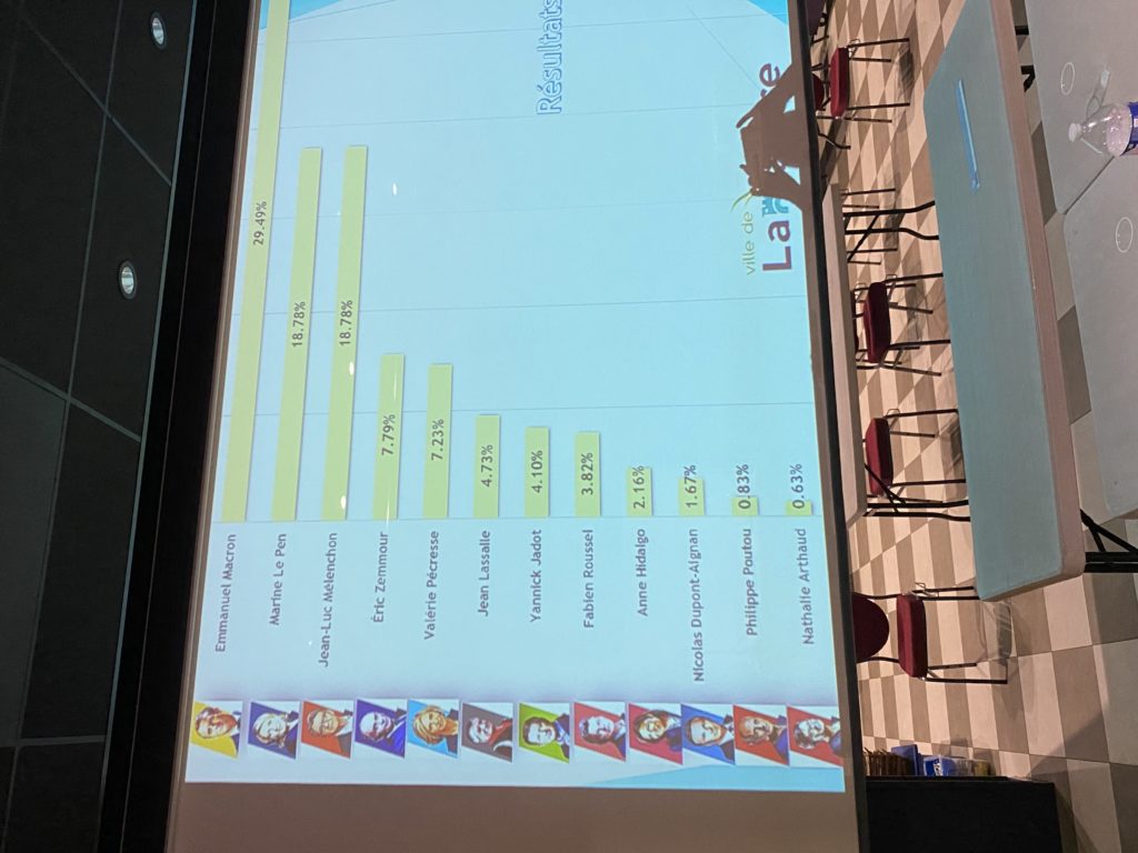 resultats lamastre presidentielles 1 tour ordre