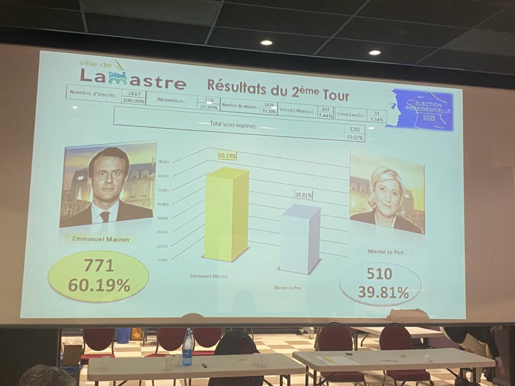 resultats presidentielle lamastre 2 tour