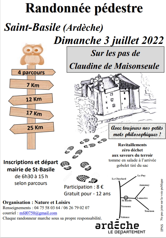randonnée saint basile maisonseule 2022