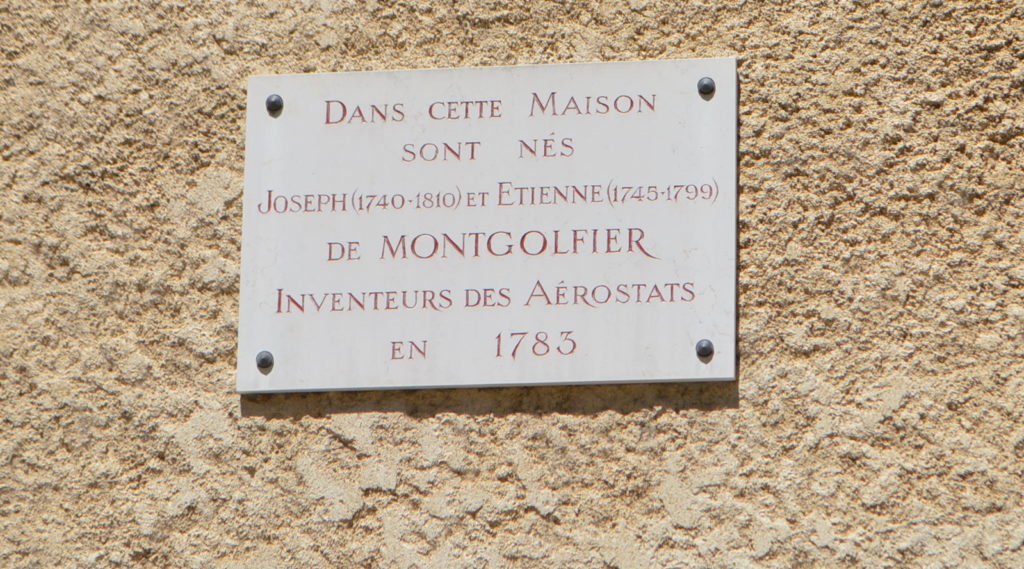 plaque naissance de montgolfier r