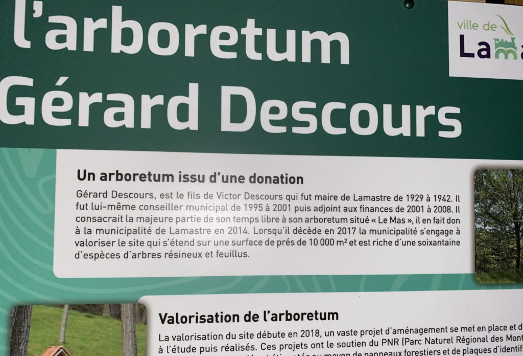 arboretum gérard descours historique lamastre.