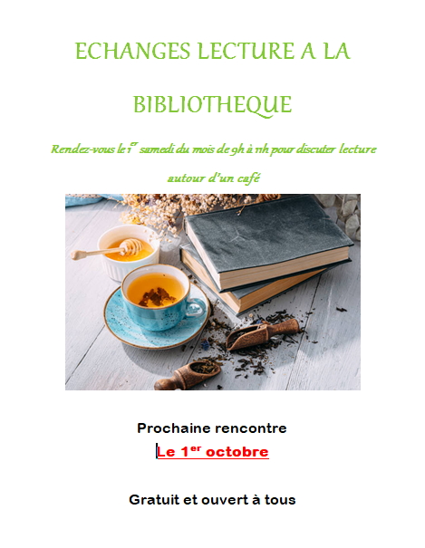 echange lecture bibliotheque lamastre octobre