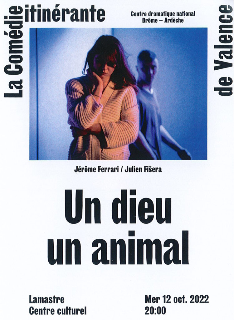 un dieu un animal affiche