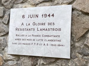 plaque mairie lamastre résistance