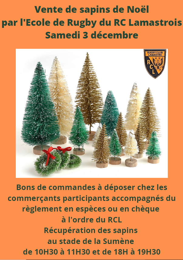sapin noel rugby lamastre