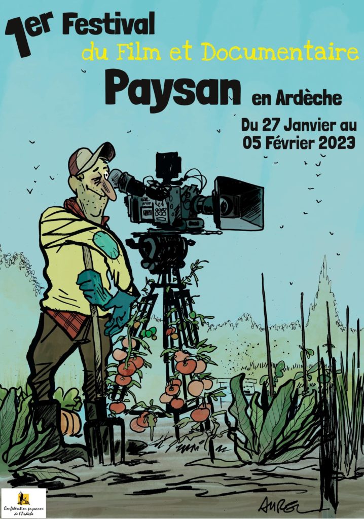 Affiche Festival film PAYSAN ARDECHE 2023