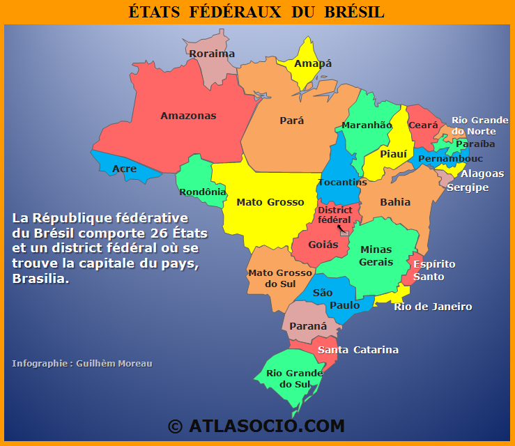 etats federaux bresil