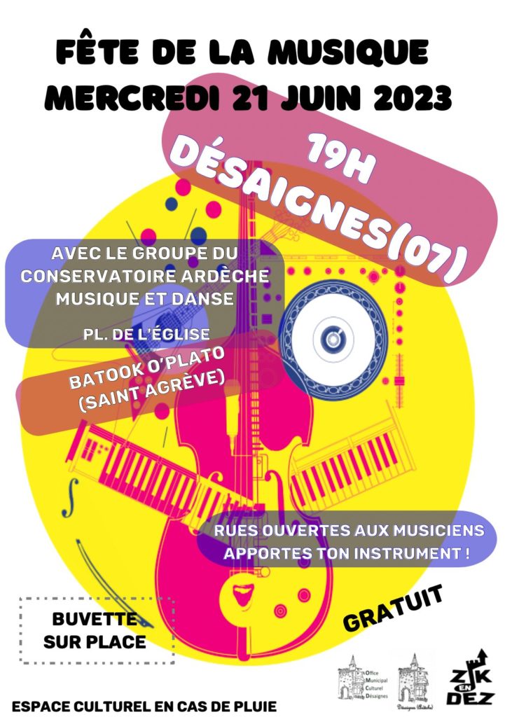 fete musique desaignes