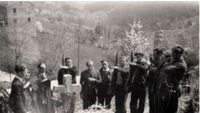 hommage aux maquisards rochepaule tués en 44