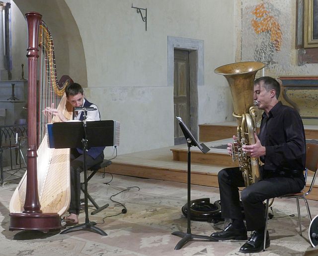 Duo Oxymore - Harpe et Tuba avec Anthony et Loïc desaignes laurent jouvet