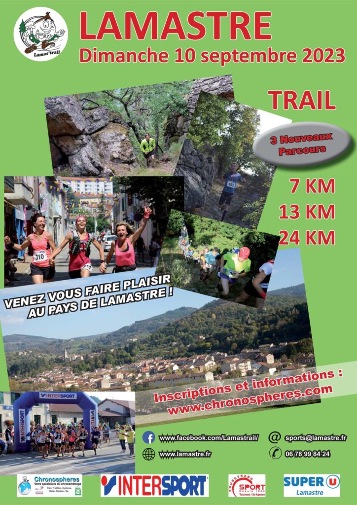 LAMASTRE TRAIL 10 SEPTEMBRE 23