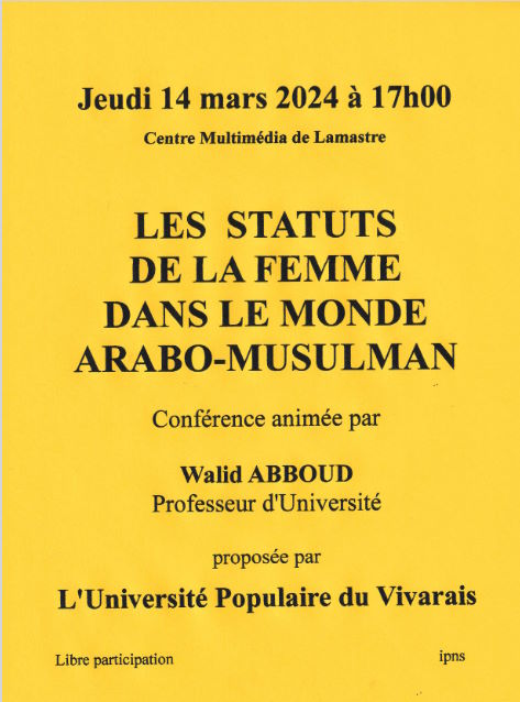 statuts femme arabo musulmane