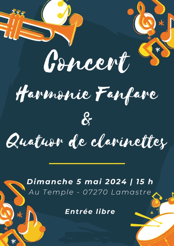 fanfare lamastre quatuor clarinettes rb