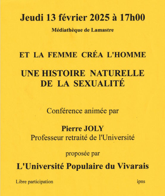 sexualite la femme créa l'homme_UPV
