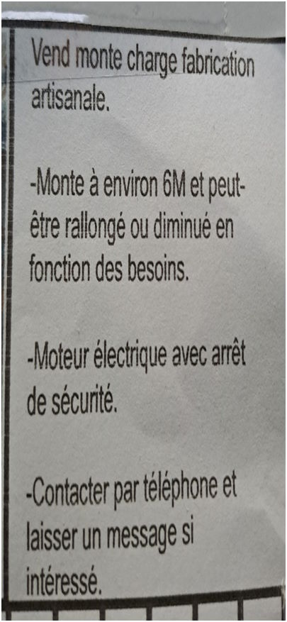 annonce