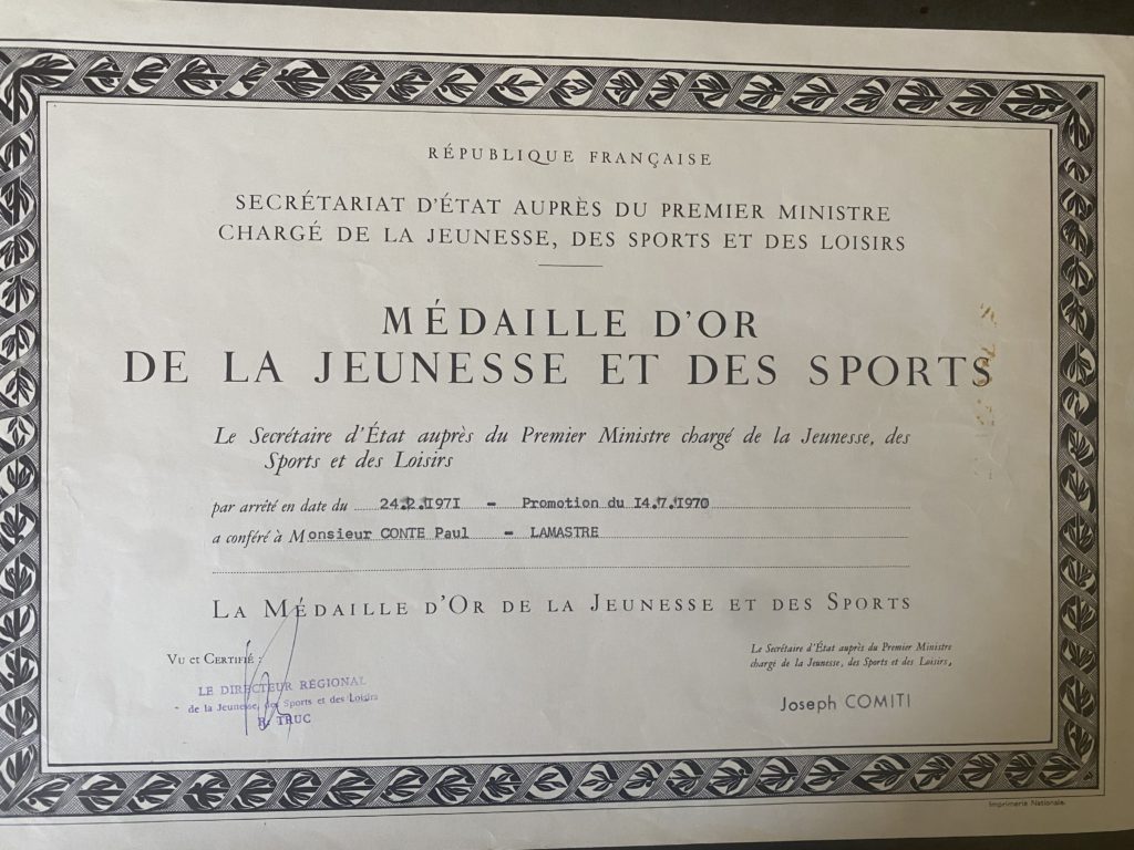 jeunesse sports conte