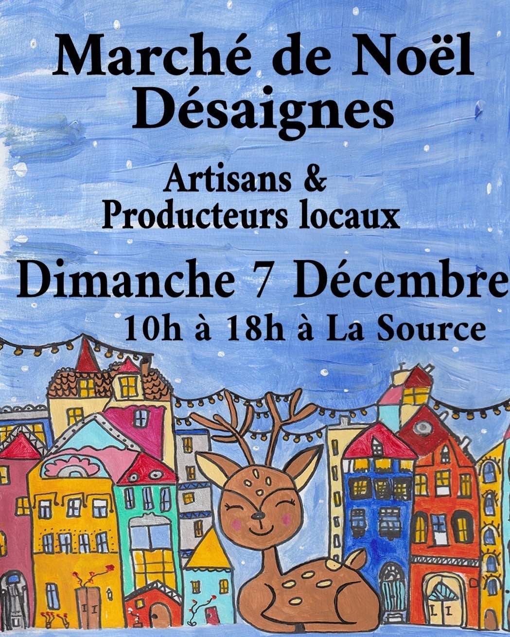 marché de noël la source desaignes 2025