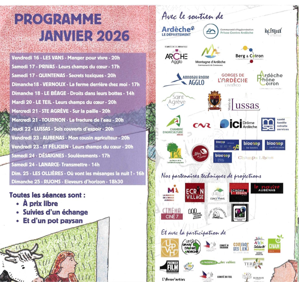 resume programme 2026 festival paysan