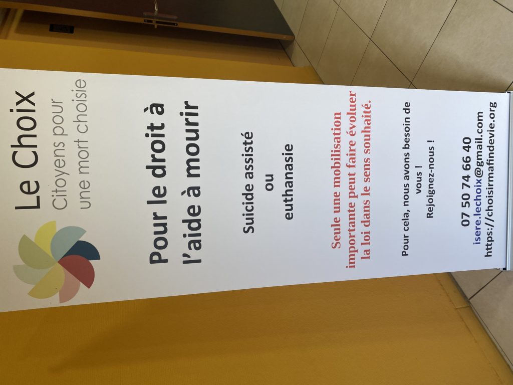 panneau aide à mourir