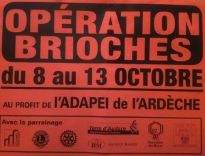 affiche operation brioche 2012