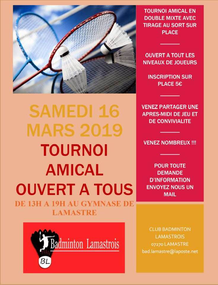 badmington lamastre tournoi