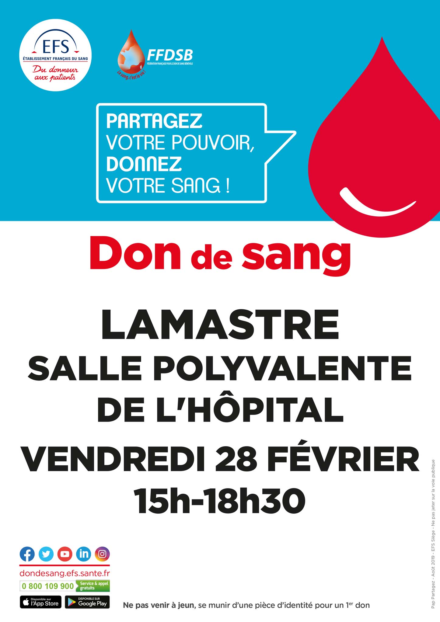 collecte sang lamastre centre transfusion