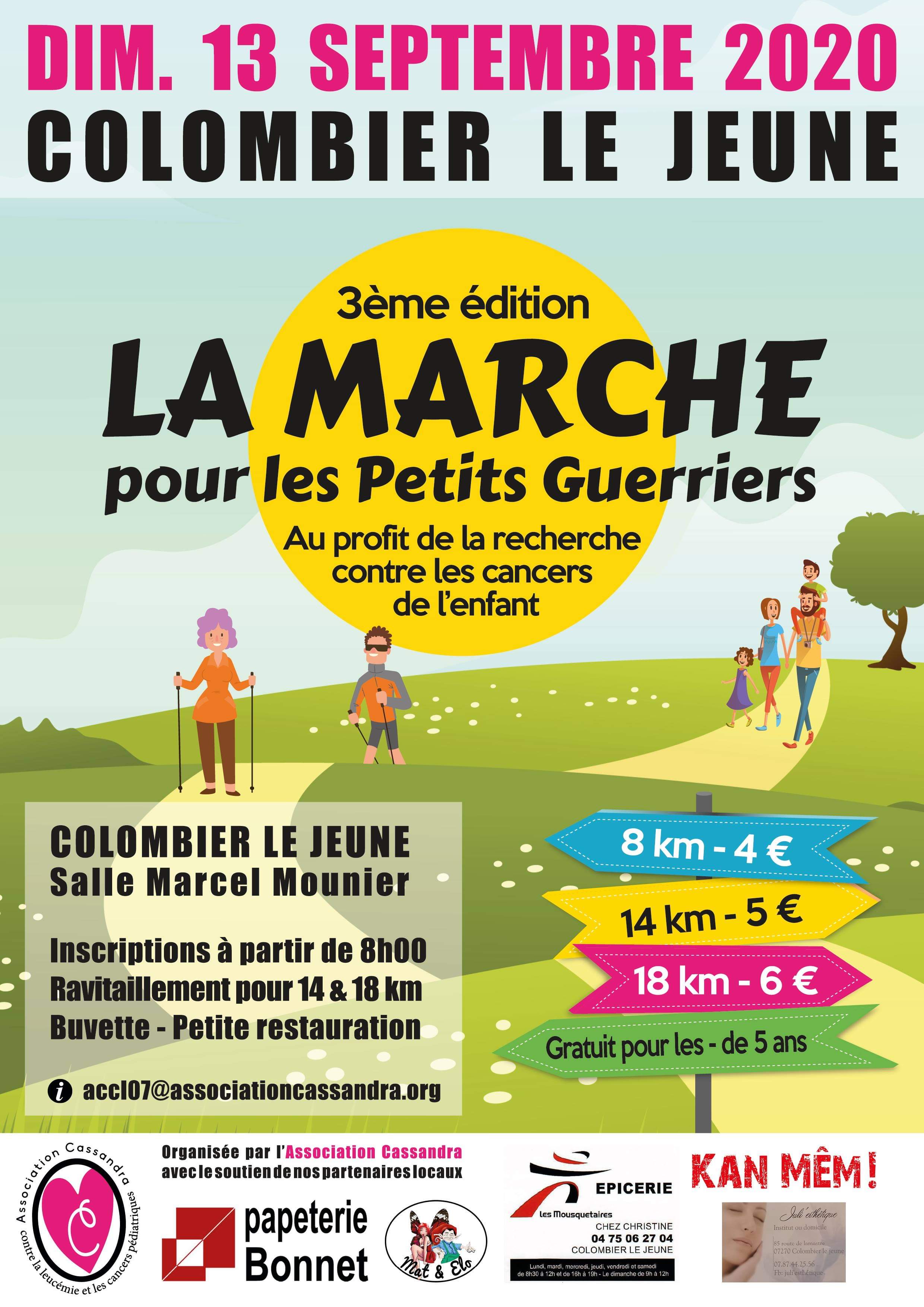 MARCHE PETIT GUERRIER COLOMBIER LE JEUNE
