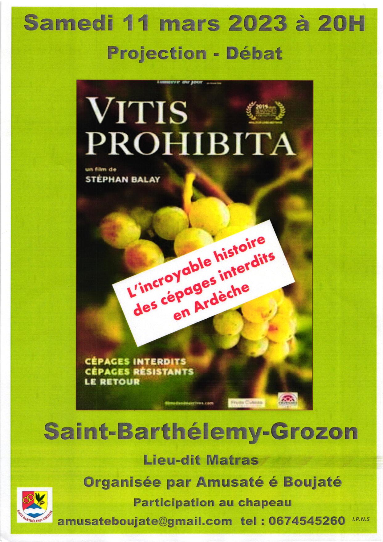 Affiche Vitis Prohibita st barth
