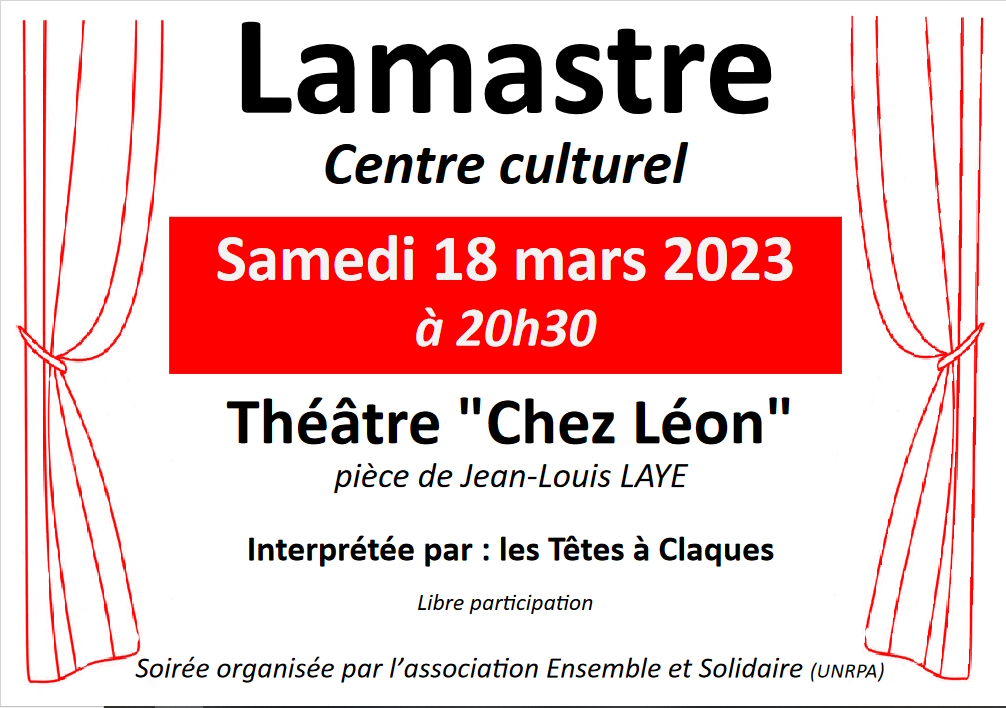 theatre chez Leon laye