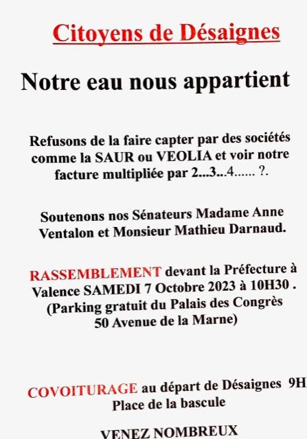 DESAIGNES EAUX DE DESAIGNES