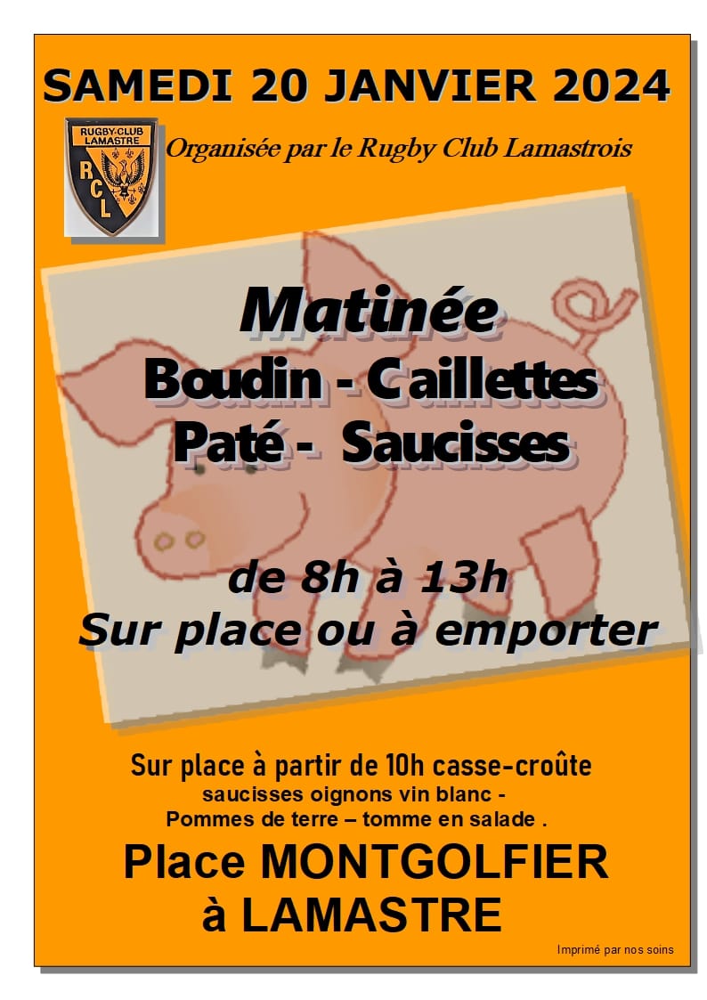 matinee boudin caillette