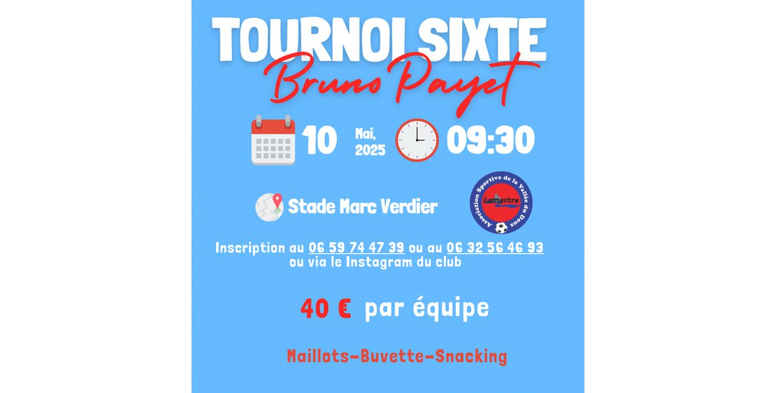 tournoi foot lamastre 2025