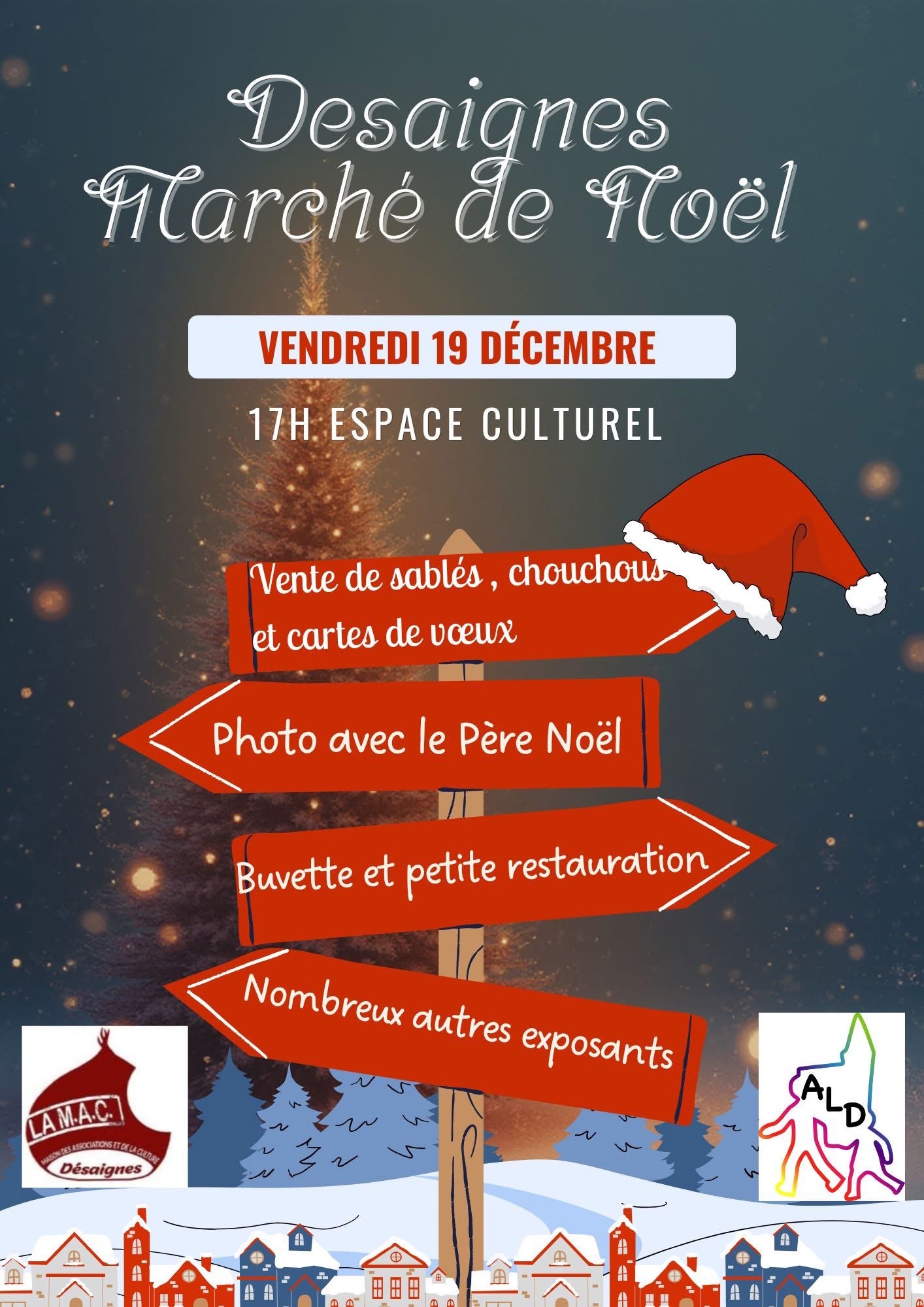 mac marché noel desaignes